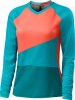Specialized Andorra Comp Long Sleeve Jersey Neon Coral/Turquoise XL