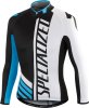 Specialized PRO RACING LS JERSEY Black/White/Light Blue XL