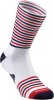 Specialized Full Stripe Summer Sock White/Blue/Red X-Large
