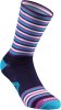 Specialized Full Stripe Summer Sock Blue/Neon Blue/Violet Small
