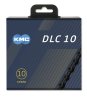KMC Fahrrad Kette DLC10 10-fach schwarz 116 Glieder, 1/2  x 11/128 