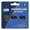 KMC Kettenverschlussglied MissingLink DLC 10-fach (5,88 mm) schwarz  1/2  x 11/128 