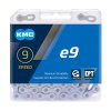 KMC E-Bike Kette e9 EPT 9-fach silber 136 Glieder, 1/2  x 11/128 
