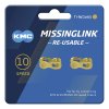 KMC Kettenverschlussglied MissingLink Ti-N 10-fach (5,88 mm) gold  1/2  x 11/128 