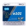 KMC E-Bike Kette e101 EPT Nabenschaltung silber 112 Glieder, 1/2  x 1/8 