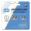KMC Kettenverschlussglied MissingLink EPT Nabenschaltung  (9,2 mm) silver  1/2  x 1/8 