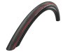 Schwalbe Fahrradreifen One HS 462A schwarz rot Stripes 25-622 700x25C 11653963