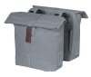 Basil Doppelpacktasche City grau melee