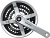 Shimano Kettenradgarnitur Tourney FCTY501 4-kant 48x38x28Zähne silber 170 mm EFCTY501C888CSB