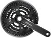 Shimano Kettenradgarnitur Deore FCT6010 Hollow. II 48x36x26 Zähne schwarz 175 mm EFCT6010EX866CL