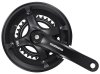 Shimano Kettenradgarnitur Tourney FCTY5012 4-kant 46x30 Zähne schwarz 175 mm EFCTY5012E60CLB