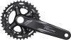 Shimano Kettenradgarnitur Deore FCM4100 2-PIECE  36x26 Zähne / Boost schwarz 175 mm EFCM41002BEX66