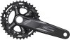 Shimano Kettenradgarnitur Deore FCM5100 2-PIECE 36x26 Zähne / Boost schwarz 175 mm EFCM51002BEX66