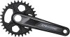Shimano Kettenradgarnitur Deore FCM6100 2-PIECE  32 Zähne schwarz 175 mm EFCM61001EXA2