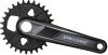 Shimano Kettenradgarnitur Deore FCM6120 2-PIECE  30 Zähne / Boost schwarz 175 mm EFCM61201EXA0