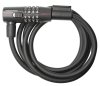 TRELOCK Zahlen-Spiralkabelschloss SK 415 Code 15 mm schwarz 180 cm