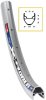 RYDE Hinterrad 26  X-Plorer Schnellspanner silber 26 Shim FHTY5007 7-fach schw