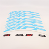Zipp Wheel Decal Set Zipp 303 for one wheel matte blue one size blue
